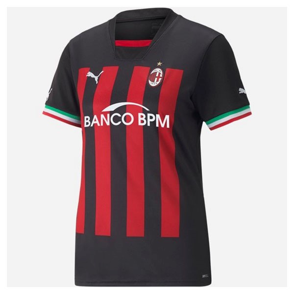 Camiseta AC Milan 1ª Mujer 2022 2023